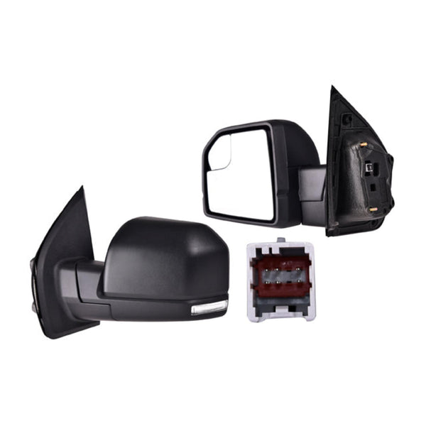 Espejo Eletrico C/Desempanante C/Direccional C/Punto Ciego Corrugado P/ Ford F-150 2015-2020