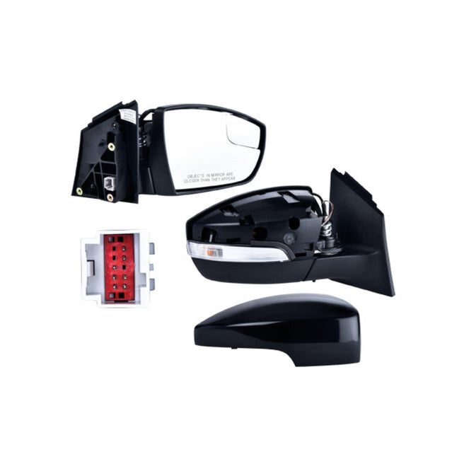 Espejo Fd Focus 12-14 Electrico C/Direccional C/Punto Ciego P/Pintar 7 Pines St/T P/ Ford Focus 2012-2014