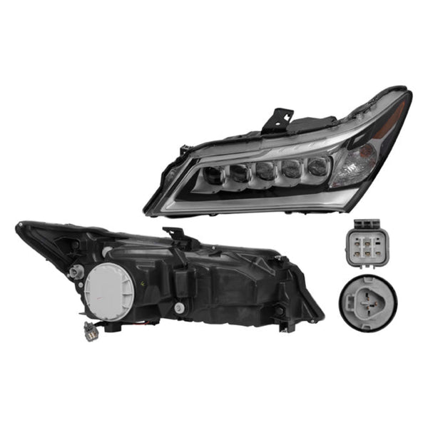 Faro Ac Mdx 14-16 Full Led Depo Izq P/ Acura Mdx 2014-2016