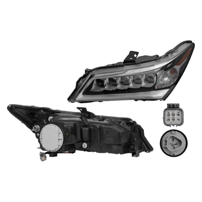 Faro Ac Mdx 14-16 Full Led Depo Izq P/ Acura Mdx 2014-2016