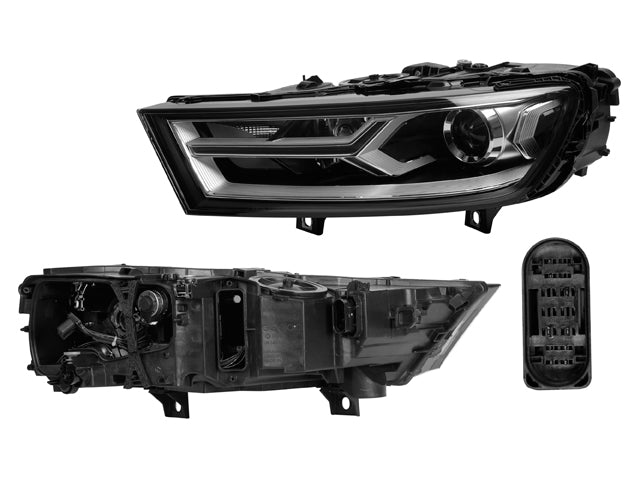 FARO AD Q7  16-19 ELECTRICO C/MOTOR C/LEDS P/FOCO XENON S/FOCO DEPO IZQ