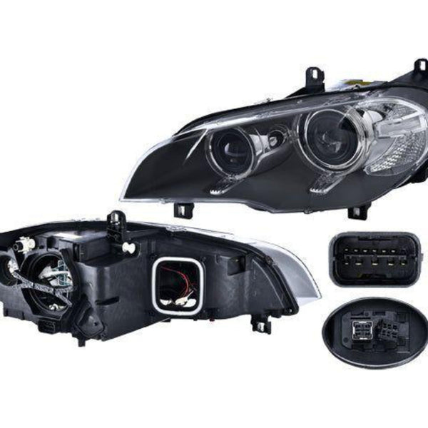 Faro Bw X5 11-13 Electrico C/Motor P/Foco Xenon S/Foco Depo Izq P/ Bmw X5 2011-2013