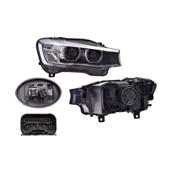 Faro Bw X3 15-17 Electrico C/Motor S/Funcion De Luces Adaptativas P/Foco Xenon C/Led P/ Bmw X3 2015-2017