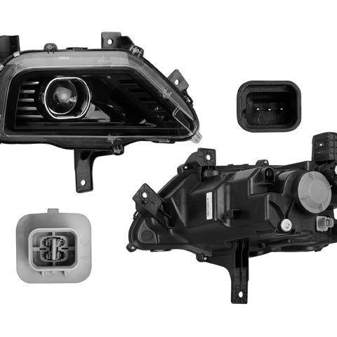 Faro Cv Captiva 22-23 Fondo Negro C/Lupa Cn Der P/ Chevrolet Captiva 2022-2023