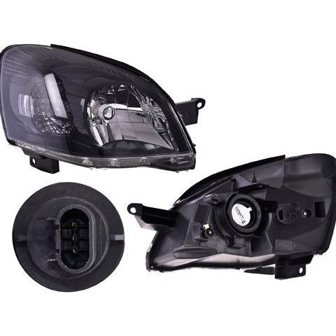 Faro Cv Chevy 09-12 Fondo Negro S/Foco Depo Der P/ Chevrolet Chevy 2009-2012