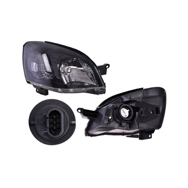 Faro Cv Chevy 09-12 Fondo Negro S/Foco Depo Der P/ Chevrolet Chevy 2009-2012