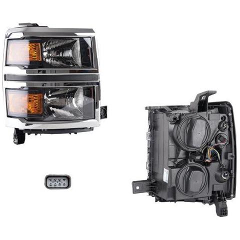 Faro Cv Cheyenne P/ Chevrolet Cheyenne 2014-2016