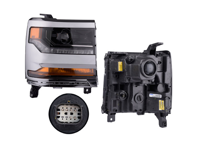 Faro Cv Cheyenne P/ Chevrolet Cheyenne 2016-2018