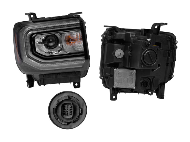Faro Cv Sierra P/ Chevrolet Sierra 2016-2018