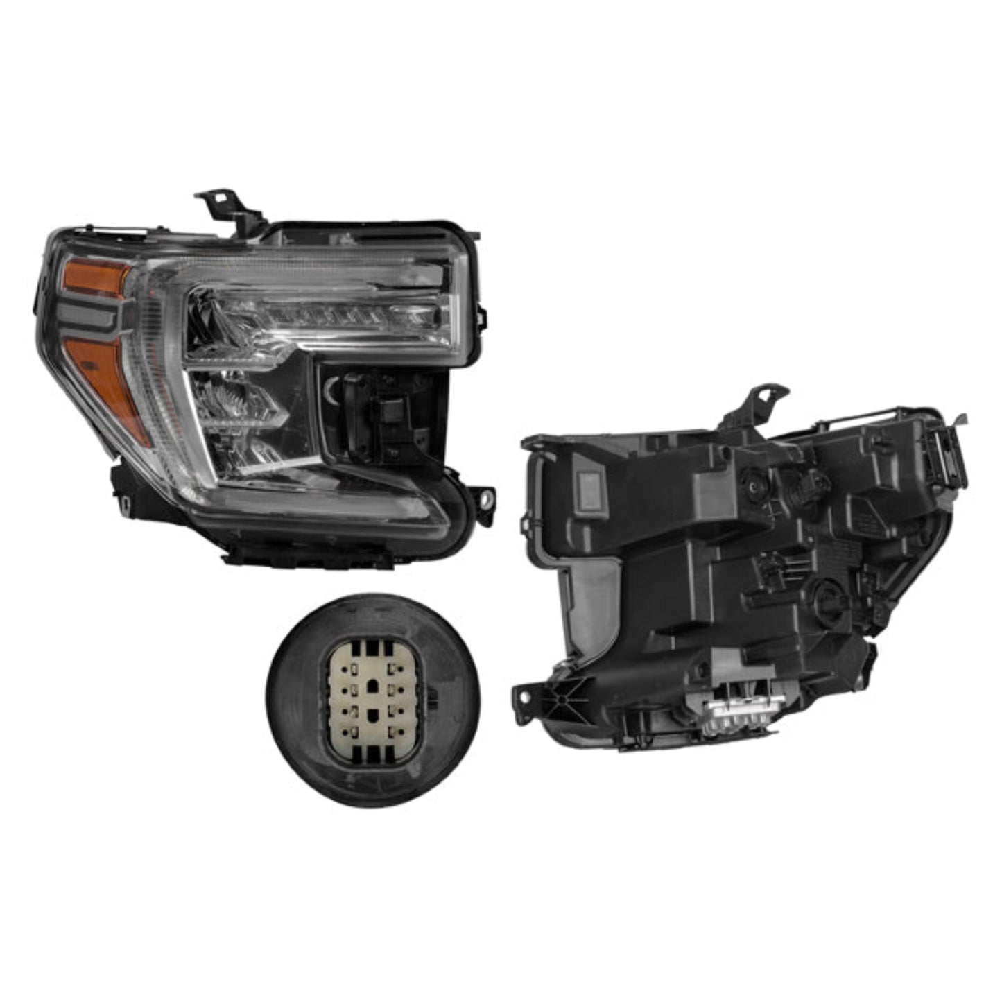 Faro Gm Sierra Full Led Cn Der P/ Gmc Sierra 2019-2022