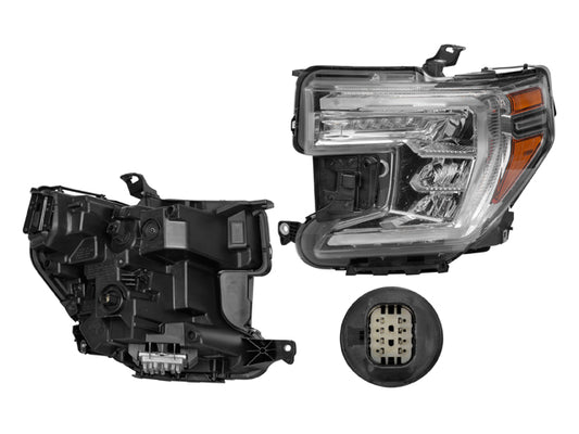 Faro Gm Sierra Full Led Cn Izq P/ Gmc Sierra 2019-2022
