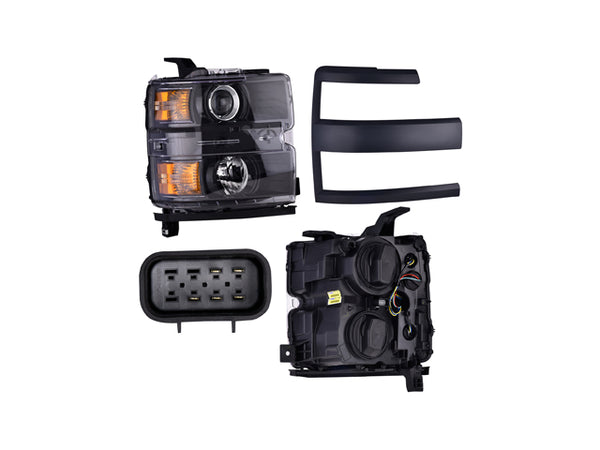 Faro Cv P/ Chevrolet Silverado 2015-2018