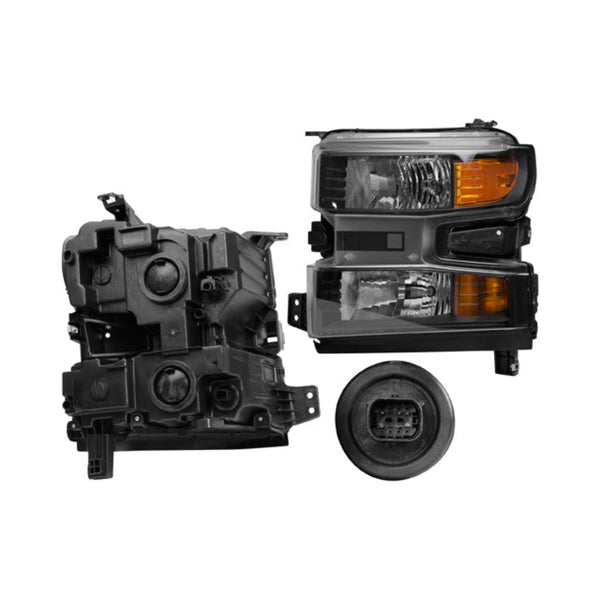 Faro Cv Silverado P/ Chevrolet Silverado 2019-2021