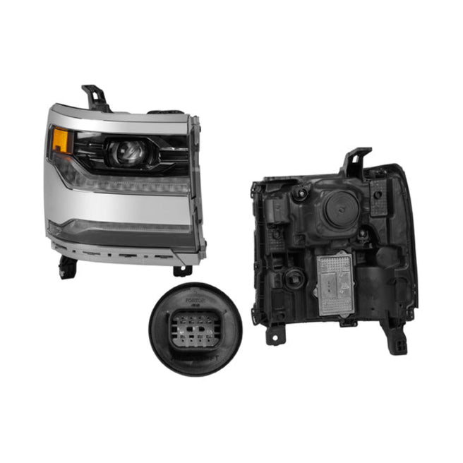 Faro Cv P/ Chevrolet Silverado 2016-2018
