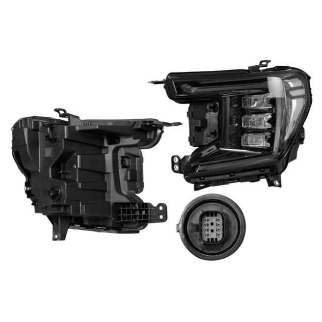 Faro Cv Yukon Denali Xl Full Led Cn Izq P/ Chevrolet Yukon 2021-2022