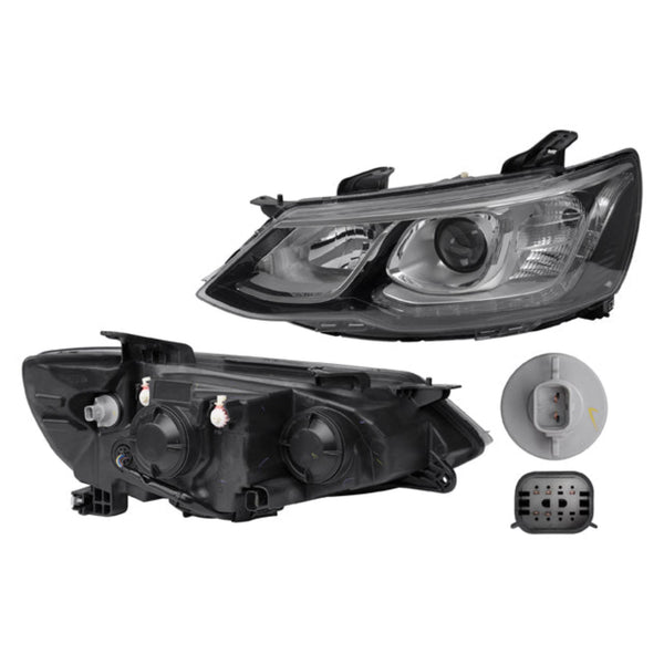Faro Cv Sonic Manual C/Leds Depo Izq P/ Chevrolet Sonic 2017-2019
