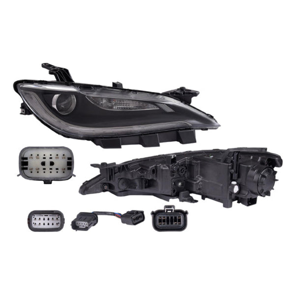 Faro Cr 200 15-16 S/Luz De Dia C/Foco Halogeno Depo Der P/ Chrysler 200 2015-2016