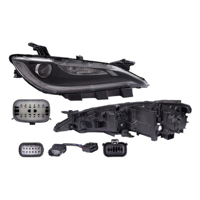 Faro Cr 200 15-16 S/Luz De Dia C/Foco Halogeno Depo Der P/ Chrysler 200 2015-2016