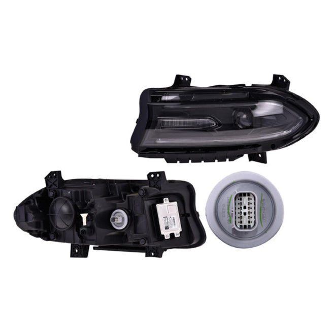 Faro Dg Charger 15-18 C/Foco Xenon Depo Izq P/ Dodge Charger 2015-2018