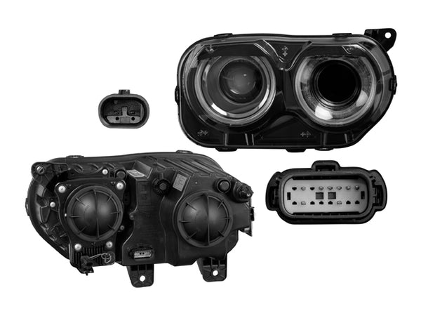 Faro Dg Challenger Dual Stripes/Scat Pack P/ Dodge Challenger 2015-2022