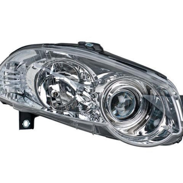 Faro Ft Strada 08-14 Manual Fondo Cromado P Foco Halogeno S Foco Depo Der P/ Fiat Strada 2008-2014
