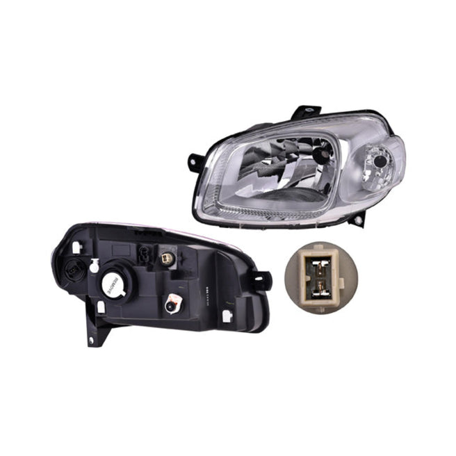 Faro Ft Uno P/ Fiat Uno 2011-2014