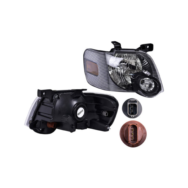 Faro Fd Explorer/Sport Track 06-10 Fondo Negro S/Foco Depo Der P/ Ford Explorer 2006-2010