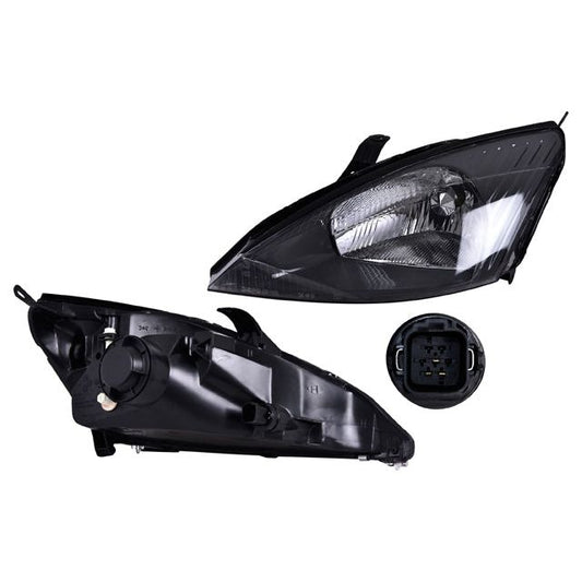 Faro Fd Focus 03-04 Fondo Gris S/Foco Depo Izq P/ Ford Focus 2003-2004