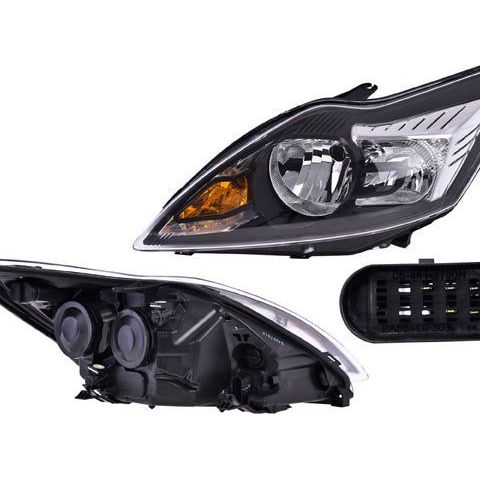 Faro Fd Focus 09-11 Manual Fondo Negro S/Foco Depo Izq P/ Ford Focus 2009-2011