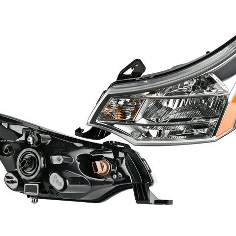 Faro Fd Focus 08-11 Americano Fondo Cromado S Foco Depo Izq P/ Ford Focus 2008-2011