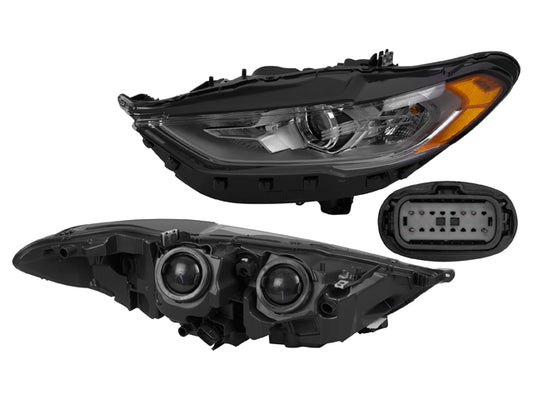 Faro Fd Fusion 17-18 C/Foco Halogeno Depo Izq P/ Ford Fusion 2017-2018