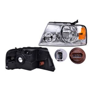 Faro Fd Lobo 04-08 S/Foco Depo Izq P/ Ford Lobo 2004-2008