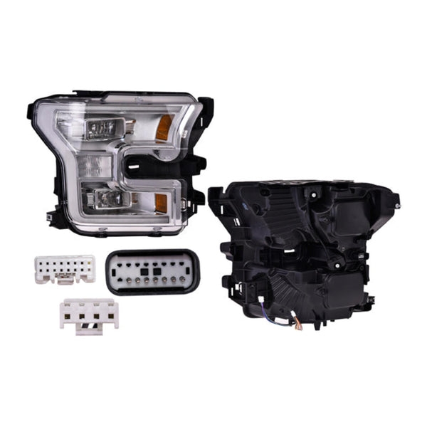 Faro Fd Lobo 15-17 C/Leds Tyc Der P/ Ford Lobo 2015-2017