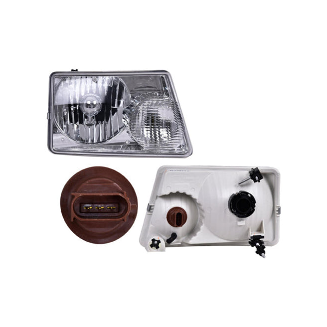 Faro Fd Ranger 01-04/01-11 Americano P/1 Cuarto Liso S/Foco Depo Der P/ Ford Ranger 2001-2004