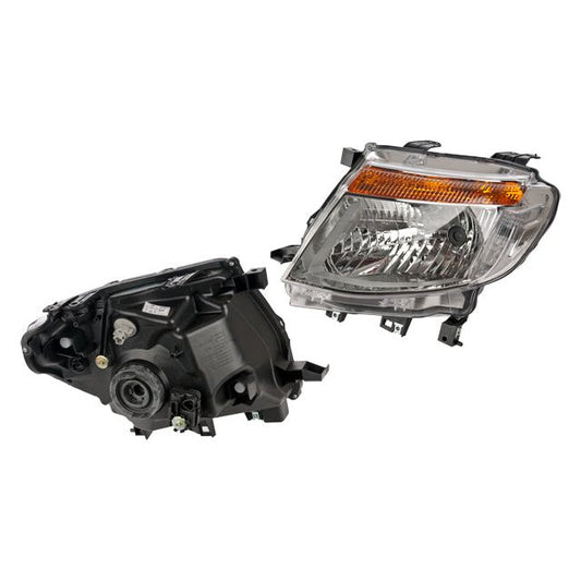 Faro Fd Ranger 13-16 Manual/Electrico Fondo Cromado S/Foco Depo Izq P/ Ford Ranger 2013-2016