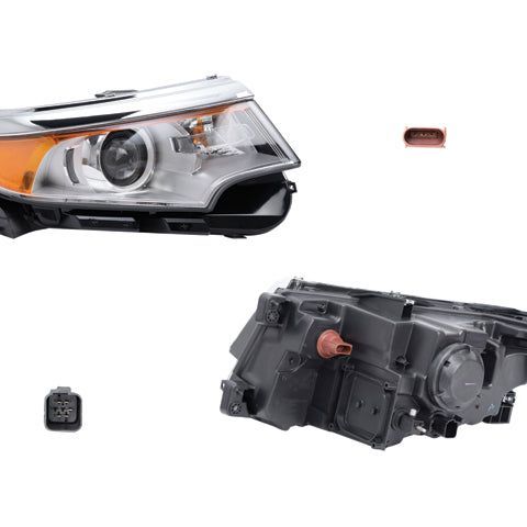 Faro Fd Edge 11-14 C/Foco Halogeno Depo Der P/ Ford Edge 2011-2014