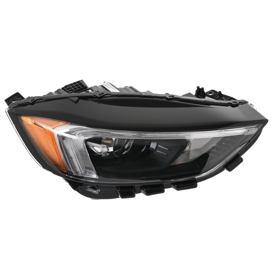 Faro Fd Edge 19-24 Sel Filo Negro C/Leds C/Luz De Dia Depo Der P/ Ford Edge 2019-2024