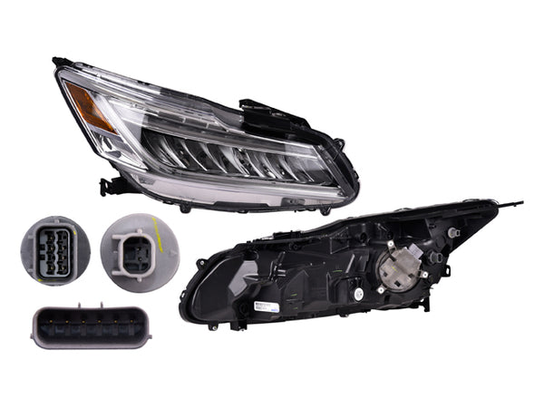 Faro Hd P/ Honda Accord 2016-2017