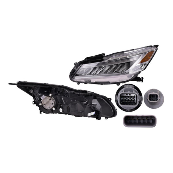 Faro Hd P/ Honda Accord 2016-2017