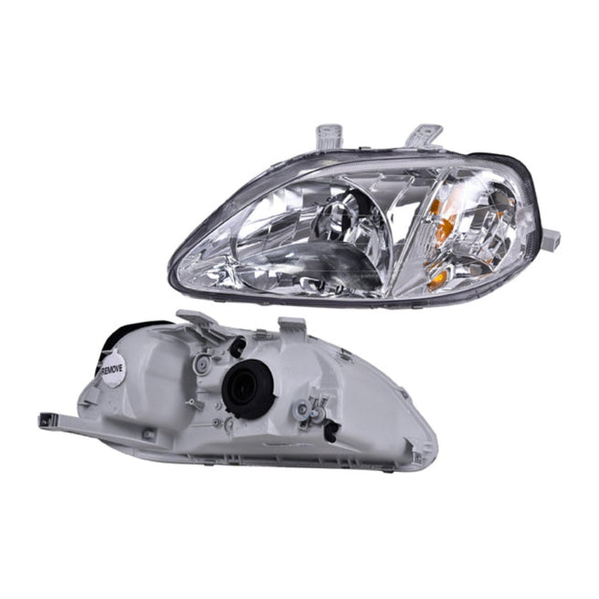 Faro Hd Para Honda Civic 1999-2000