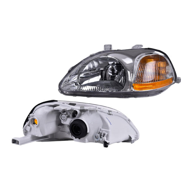 Faro Hd Para Honda Civic 1996-1998