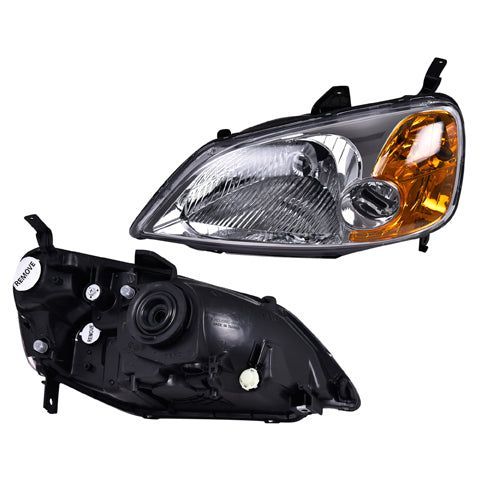 Faro Hd P/ Honda Civic 2001-2003