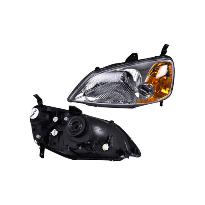 Faro Hd Para Honda Civic 2001-2003