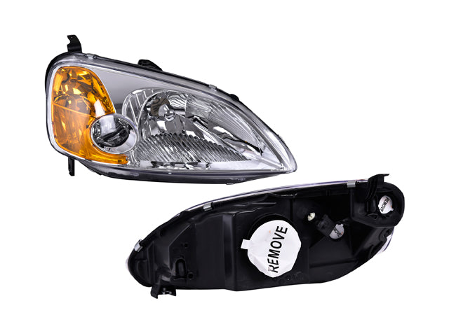 Faro Hd Para Honda Civic 2001-2003