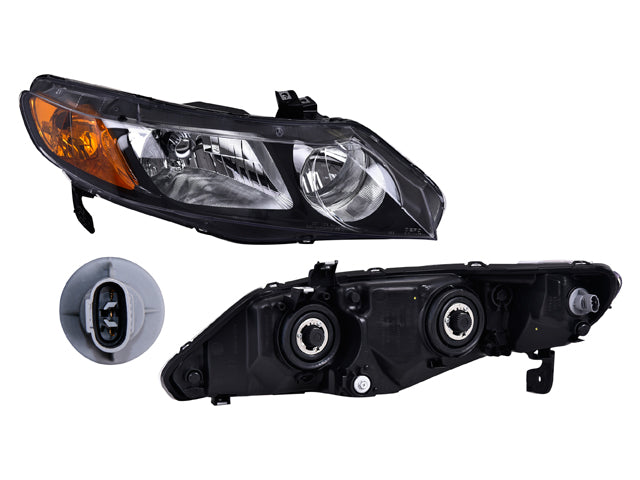 Faro Hd Para Honda Civic 2006-2009