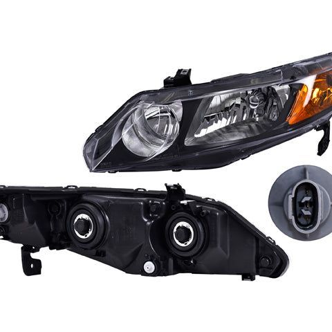 Faro Hd P/ Honda Civic 2006-2009