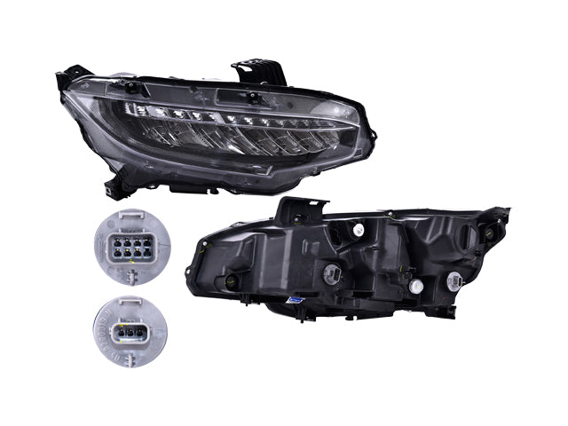 Faro Hd Para Honda Civic 2017-2020