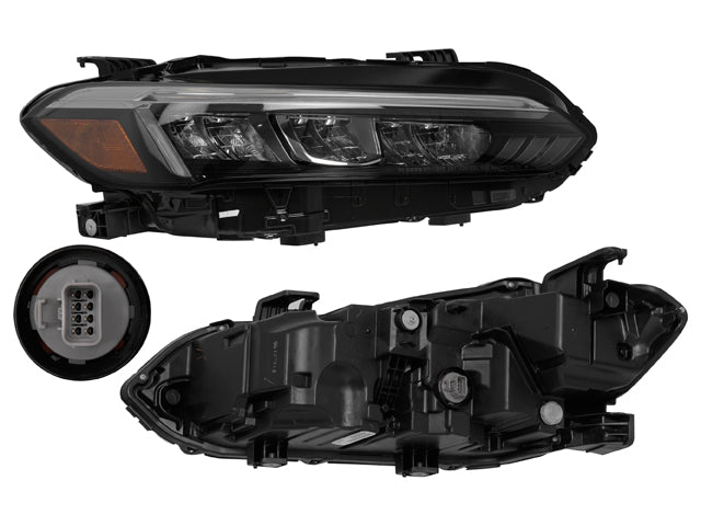 Faro Hd Civic I Style 24 4 Puertas C/Leds Depo Der P/ Honda Civic 2024-2024