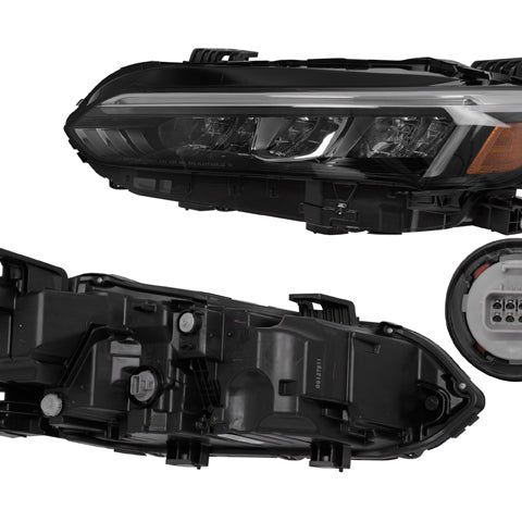 Faro Hd Civic I Style 24 4 Puertas C/Leds Depo Izq P/ Honda Civic 2024-2024