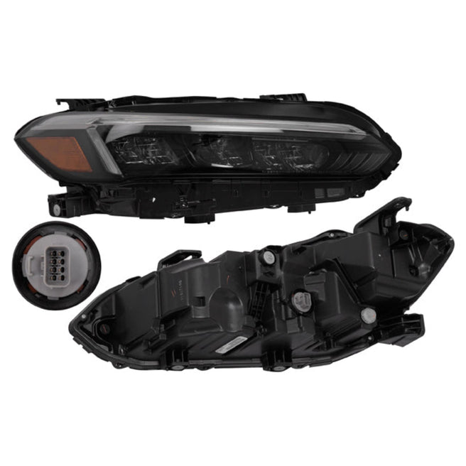 Faro Hd Civic Sport/Touring 24 4 Puertas C/Leds Depo Der P/ Honda Civic 2024-2024